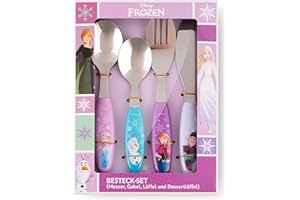 P:OS Frozen 4tlg ABS Besteckset: EDS, ABS, im GK