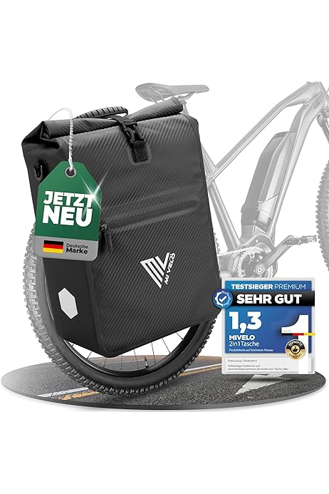 3-in-1 Fietstas | 3 Manieren te Dragen | Waterdicht | Ruime Inhoud