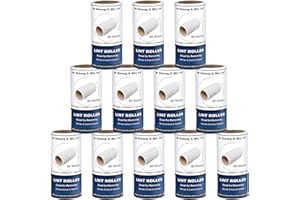 MR HSIUNG & MRS YIN 720 Sheets Lint Roller Refills (12 Pack) – Extra Sticky Refills for Lint Roller, Clothes & Pet Hair Removal, Dog Hair Remover, Lint Brush – Value Pack, Great Value for Money