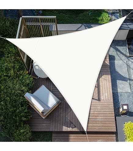PAPILLON 99951 Vela Ombreggiante Quadrata 3,6x3,6 M Bianca: Telo Copertura Per Giardino E Terrazzo