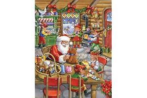 VERMONT CHRISTMAS COMPANY Santa's Workshop Advent Calendar (Countdown to Christmas)