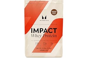 Myprotein Impact Proteína de suero en polvo | 23 gramos de proteína por porción | Chocolate Chocolate Suave 2.5 Kilogramo | Bajo en azúcar, bajo en grasas | Crecimiento y la recuperación muscular