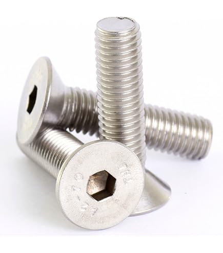 RaceTi M5 X 15mm Titanium Countersunk Allen Head Screws – DIN 7991, Ceramic Black Finish, 0.8 Thread Pitch – Packs Available