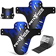 FETESNICE Mountain Bike Mudguard, 2Pcs MTB Mudguard Front and Rear Compatible,Fits 26", 27.5", 29", Plus Size and Fat Bike Wheel Sizes (Polish Blue)