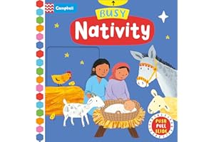 Busy Nativity: A Push, Pull, Slide Book – the perfect Christmas gift for toddlers! (Campbell Busy Books, 22)