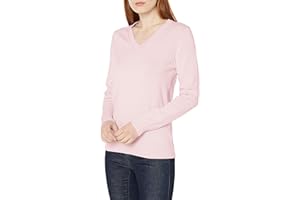 Amazon Essentials Maglione con Scollo a v a Maniche Lunghe 100% Cotone Donna