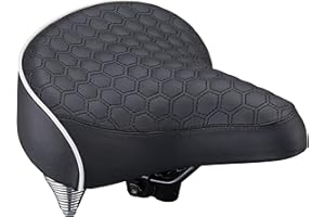 Schwinn Selle de vélo Confortable pour Homme et Femme, Selle de Rechange Compatible avec Tous Les vélos d’Adultes avec Support de Selle Standard, Ajustement Universel, Accessoires de vélo