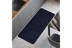 Comart, Nancy - Alfombra Antideslizante de Chenilla para Cocina, Pasillo y decoración, Borde Antideslizante, Suave, Resistente, Lavable a máquina, Fabricada en Italia, 50 x 130 cm