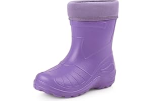 Ladeheid Gummistiefel Kinder federleichte und wasserdichte Eva Thermo Regenstiefel Gummistiefel gefüttert KL050