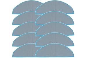 DONKIVVY Lot de 10 serpillères de rechange en microfibre pour Roomba 105 Combo/Combo Essential/Combo 2 Essential Robot + station de chargement AutoEmpty (10)