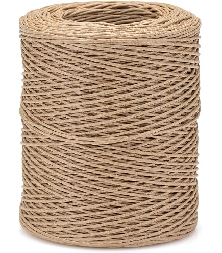 Fil De Papier Kraft 200m - Cordon En Papier Naturel Pour Emballage Cadeaux, Bouquets Et DIY