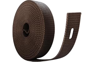 MEISTERBAU - Correa de persiana enrollable de 6 m de 14 mm [Made in Germany] - Cinta para persianas enrollables en puertas y ventanas - Extremadamente resistente a la rotura y resistente a los rayos