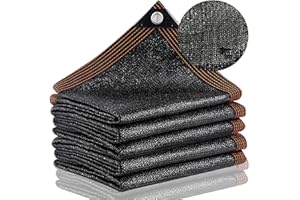 TAGFEU Filet D'Ombrage, 4x6m Filet Protection Solaire 95% UV Tissu D'Ombrage, Toile d'ombrage de Serres Coupe-Ventpour La Couverture VéGéTale/Serre/Jardin/Pergola/Patio Lawn/Pet House