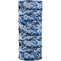 Autofy Unisex Camouflage Printed Lycra Headwrap Bandana for All Bikes (Blue, Freesize)