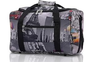 5 Cities Sommer 2023 Ryanair 40x20x25 Maximale Größe der Kabinenreisetasche Flugtasche - Nehmen Sie den Max an Bord! Handgepäck Reisetasche Flugzeug unter dem Sitz mit 2 Jahre Garantie (Städte)