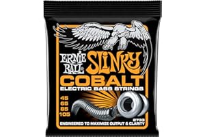 Ernie Ball Hybrid Slinky Cobalt Cordes, pour basse électrique, calibre 45-105