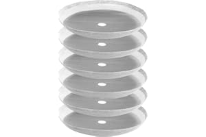 MAXMIULY French Press - Filtro di ricambio per spremiagrumi, 350 ml, 0,35 l, 3 tazze, in acciaio inox, confezione da 6 pezzi