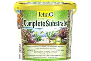 Tetra Complete Substrate - nährstoffreicher Bodengrund mit Langzeit-Dünger für gesunde Pflanzen, zur Neueinrichtung des Aquariums (Substratschicht unter dem Kies), 10 kg Eimer