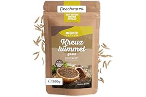 Kminek Monte Nativo (300 g) – Nasiona Kminku idealnie nadają się do Gotowania – Idealny do Herbaty z Kminku – Cumin Seeds – Delikatnie suszone Przyprawy - Kminek