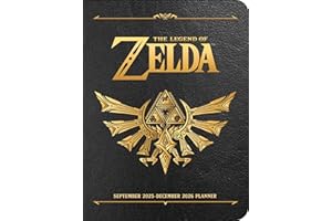 Legend of Zelda 16-Month 2025-2026 Weekly/Monthly Planner Calendar