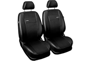 AUTO-DEKOR GSC Sitzbezüge Auto Vordersitze Universal Autositzbezüge Schonbezüge Vorne Kunst Leder X-LINE, kompatibel mit Suzuki Jimny