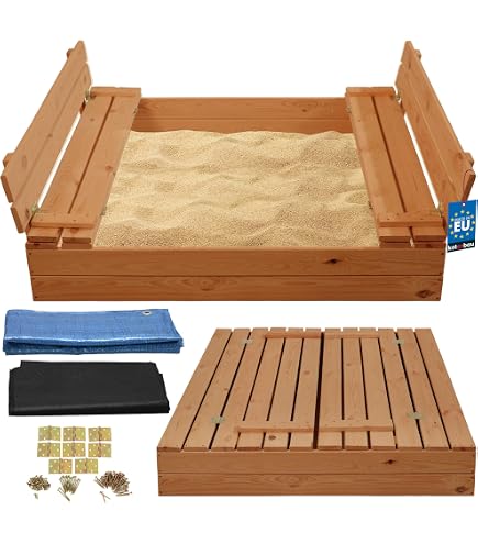 Coque Piscine Enfant Housse De Protection Pour Bac à Sable 100 X 15 Cm – Forme Coquillage, Tissu Oxford Imperméable – Pour Bac Diamètre 1 M