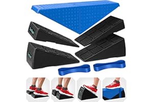 ‎ZOCOSQUAT Squat Wedge – Kniebeugen-Keil-Block 235,9 kg Tragkraft – Schrägbrett für Wadendehnung – Wadendehner, schräges Brett – Yoga-Blöcke