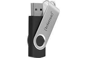 Intenso Office Line USB Stick 128 GB, Super Speed USB-A 3.2 Speicherstick mit bis zu 70 MB/s, Robustes Kunststoff-Metall-Gehäuse, Silber-Schwarz: Amazon.de: Computer & Zubehör