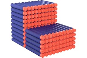 Fulushouxi 150 Pcs Dardos para Nerf, Munición de Espuma de Flechas de Repuesto para Nerf Elite 2.0 Lanzadores, Accesorios para Blaster, Regalo de Fiesta