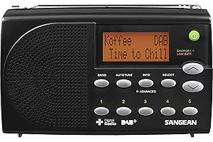Sangean DPR-65 b Radio numérique DAB FM-RDS Noir
