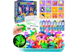 JOPSHEEN 18 Bouteilles Aqua Gel, Magic Water Elf, DIY Magic Gel Magique Activites Manuelles pour Enfants