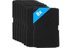 LAUKOWIND 8 Pezzi Filtro per Asciugatrice Beko,Filtri Spugna di Ricambio per Asciugatrice 2964840100,Filtro in Schiuma Per Asciugatrice a Condensazione e a Pompa di Calore | 240 X 155 X 11 MM