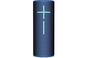 Ultimate Ears MEGABOOM 4, altoparlante portatile Bluetooth, impermeabile e galleggiante, con suono a 360° potente e bassi esplosivi, 20 ore di batteria e raggio d’azione di 45 m - Blu