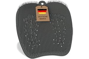 VMbathrooms Magie des Pieds L'Original | Brosse de Pieds Antidérapante pour Massage & Nettoyage des Pieds | Tapis de Douche en Silicone | Gommage des Pieds avec Effet Exfoliant