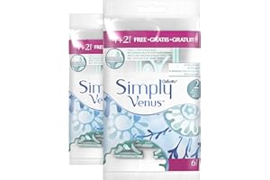 ‎GILLETTE VENUS Gillette Simply Venus2 4plus2, 2er Pack (2 x 6 Stück)