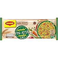 MAGGI NUTRI-LICIOUS Masala Veg Atta Noodles – (Pack of 4) 290g Pouch
