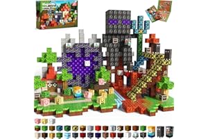 Annexfun Magnetic Blocks - 150PCS Magnetic Building Blocks Forest Portal Building Cubes Toys Montessori Toddler Birthday Gifts -STEM Construction Toys for Kids Ages 3 4 5 6 7 8 9