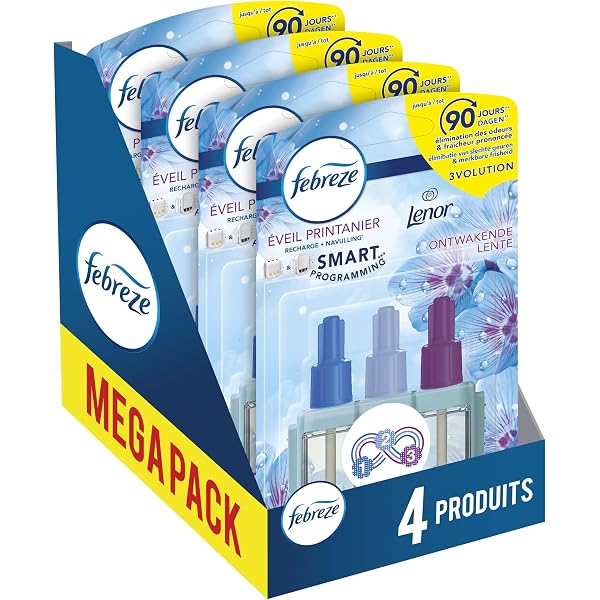 4 Désodorisants Voiture California Scents - Parfum Linge Frais, Durée Longue - Pour Habitacle
