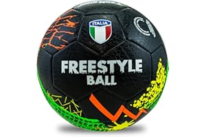TEOREMA GIOCATTOLI Teorema - Pallone da Calcio Freestyle in PVC, Street Football, Taglia 5, 350gr