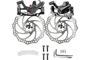 GUOFANG Freno a Disco Meccanico per Bicicletta Universale Pinze Freno a Disco Anteriori e Posteriori Resistenti all'Usura
