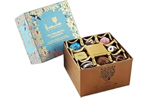 Holdsworth Chocolates Classics - Theobroma Collection an Assortment of Handmade Truffles Formed of Pralines and Caramels Coated with Dark or White Milk Chocolate 200g