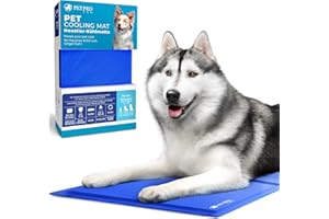 PETPROVED Kühlmatte Hund Kühlmatte Katze Kühldecke Hunde Kühlmatte für Katzen Kühlmatte für Haustiere 90x50cm Kühldecke für Katzen Kühldecke für Hunde Hundekühlmatte Selbstkühlend