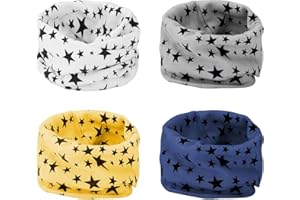 Richaa Infinity Echarpes pour Enfants Winter Cotton Neck Warmer pour Garçons Bebe Filles Collier O-Ring Cols Écharpes Chapeau Bandana