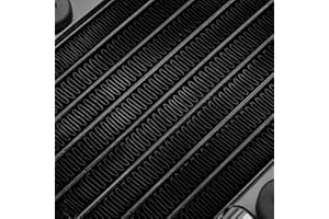 MAJATOU Oil Cooler Engine, Universal Oil Cooler, Aluminum 125ml Engine Oil Cooler Cooling Radiator for 125CC-250CC Motorcycle Dirt Bike ATV (Black)