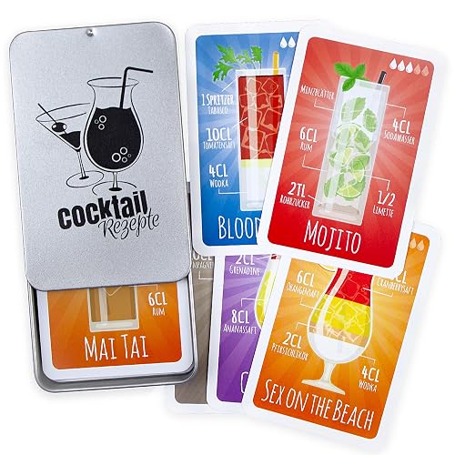 Chroma Cocktail-Rezeptkarten, 30 Rezepte