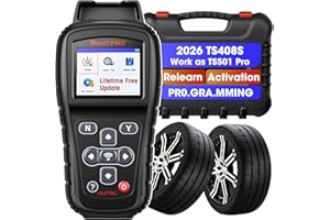 Autel MaxiTPMS TS408S Tyre Pressure Monitoring System Tool for TPMS Reset, Activate/Relearn 99% OEM & Universal 315/433 Sensors, ONLY Program Autel MX-Sersors (315/433MHz), Clear TPMS DTCs
