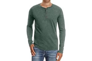 Sailwind Men's Henley Summer Classic Cotton Short/Long Sleeve T-Shirt Casual Shirt Tops for Men