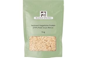 Textured Vegetable Protein (TVP) – Plain SOYA Mince 1kg by Manor Springs
