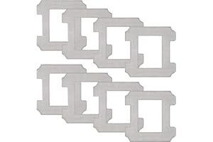 FUKMORY 8 Piezas Toallitas de Reemplazo Compatible con Ecovacs Winbot W1 Pro/ W1 / W2 Omni / W2 Wiplecher, Microfibra MOP Compatible con Ecovacs Winbot W2 Omni/W1 Pro Wipes, reutilizables y lavables