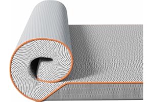 ‎PERLECARE PERLECARE Topper 180 x 200 cm - 7.5 cm Height Hard Mattress Topper, H3 H4 Hardness Mattress Topper with High-Width Cover, Oeko-Tex Certified Gel Foam Topper for Box Spring Bed and Sofa Bed